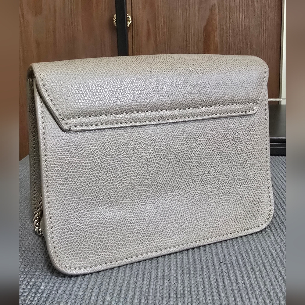 Furla Metropolis Gray Crossbody Bag with Chain - Picture 7 of 15